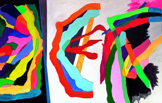 Acrílico sobre tabla 88 x 140 cm 2010