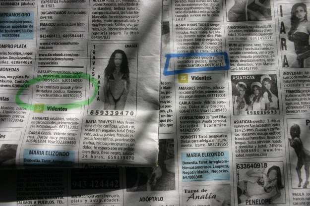 anuncio del periódico