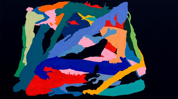 Acrílico sobre tabla 85 x 150 cm 2012