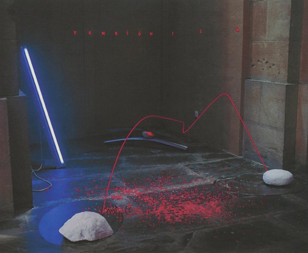 ||| Premio Navarra de Escultura (Propuesta de Adquisición)Tensión en el Jardín Zen Técnica mixta, medidas variables Museo de Navarra, 2001