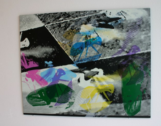 5 monotype-screen printing on pvc 70 x 60 cm 2011