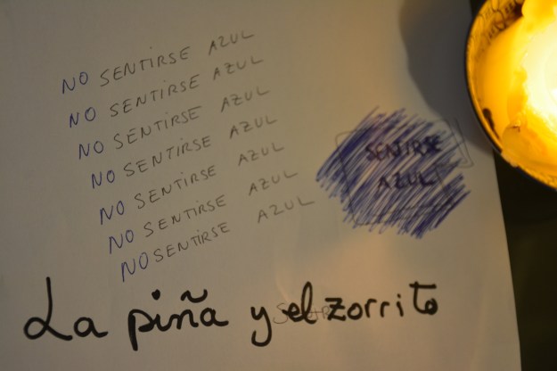 no sentirse azul